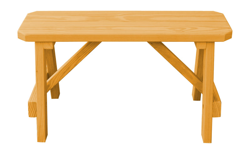 A&L Furniture Co. Amish-Made Pressure-Treated Pine Traditional A-Frame Benches AL152PT