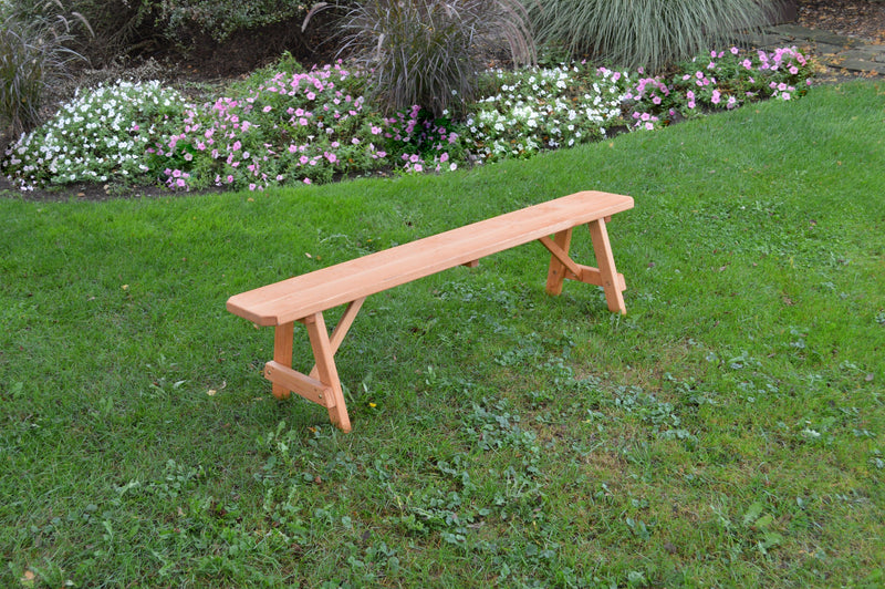 A&L Furniture Co. Amish-Made Pressure-Treated Pine Traditional A-Frame Benches AL152PT