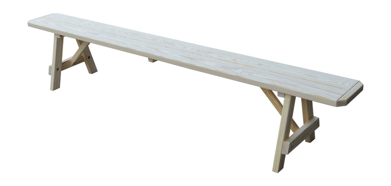 A&L Furniture Co. Amish-Made Painted Pine Traditional A-Frame Benches AL152