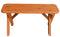 A&L Furniture Co. Amish-Made Cedar Cross-Leg Benches AL162C