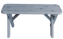 A&L Furniture Co. Amish-Made Cedar Cross-Leg Benches AL162C