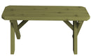 A&L Furniture Co. Amish-Made Cedar Cross-Leg Benches AL162C