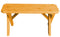 A&L Furniture Co. Amish-Made Cedar Cross-Leg Benches AL162C