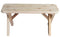 A&L Furniture Co. Amish-Made Cedar Cross-Leg Benches AL162C