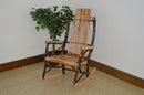 A&L Furniture Co. Amish-Made Hickory Large 9-Slat Rocker AL2020