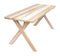 A&L Furniture Co. Amish-Made Cedar Cross-Leg Picnic Tables AL201C