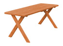 A&L Furniture Co. Amish-Made Pressure-Treated Pine Cross-Leg Picnic Tables AL201PT