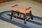 A&L Furniture Co. Amish-Made Hickory Foot Stool AL2110