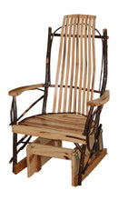 A&L Furniture Co. Amish-Made Hickory Glider Rocker AL2130