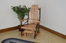 A&L Furniture Co. Amish-Made Hickory Glider Rocker AL2130