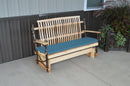 A&L Furniture Co. Amish-Made Hickory Porch Gliders AL2140