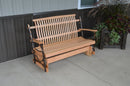 A&L Furniture Co. Amish-Made Hickory Porch Gliders AL2140