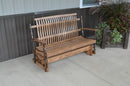 A&L Furniture Co. Amish-Made Hickory Porch Gliders AL2140