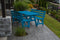 A&L Furniture Co. Amish-Made Pine Traditional Picnic Tables with Backed Benches AL241