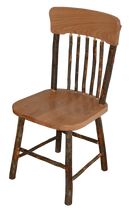 A&L Furniture Co. Amish-Made Hickory Panel Back Dining Chairs AL2501