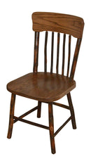 A&L Furniture Co. Amish-Made Hickory Panel Back Dining Chairs AL2501