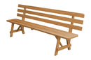 A&L Furniture Co. Amish-Made Pine Traditional Backed Benches AL252