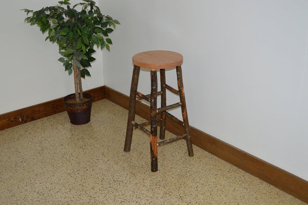 A&L Furniture Co. Amish-Made Hickory Bar Stools AL2581