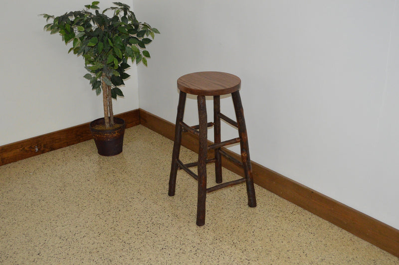 A&L Furniture Co. Amish-Made Hickory Bar Stools AL2581