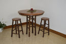 A&L Furniture Co. Amish-Made Hickory 3-Piece Bar Table Sets AL2781 - AL2581x2