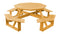 A&L Furniture Co. 54" Amish-Made Octagonal Pressure-Treated Pine Walk-In Picnic Tables AL280PT