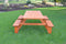 A&L Furniture Co. 8' Amish-Made Rectangular Pressure-Treated Pine Walk-In Picnic Tables AL288PT