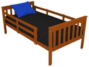 A&L Furniture Co. VersaLoft Twin Mission Bed with Safety Rails AL3120