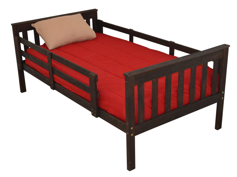 A&L Furniture Co. VersaLoft Twin Mission Bed with Safety Rails AL3120