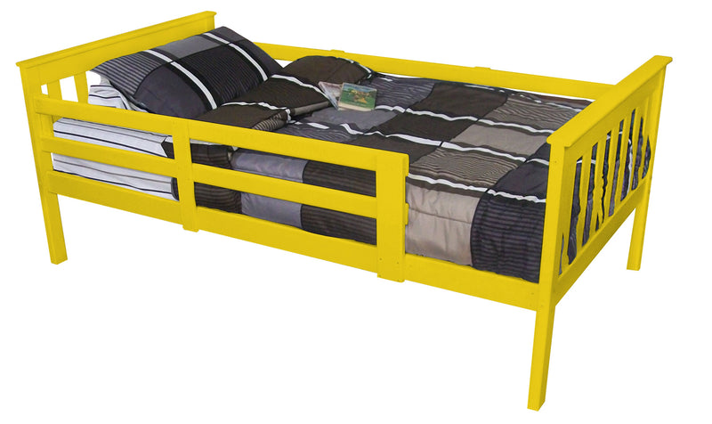 A&L Furniture Co. VersaLoft Twin Mission Bed with Safety Rails AL3120