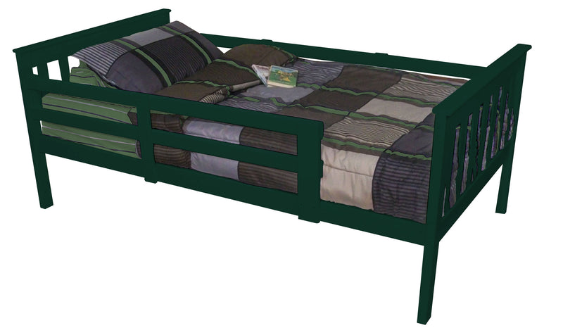 A&L Furniture Co. VersaLoft Twin Mission Bed with Safety Rails AL3120