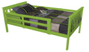 A&L Furniture Co. VersaLoft Twin Mission Bed with Safety Rails AL3120