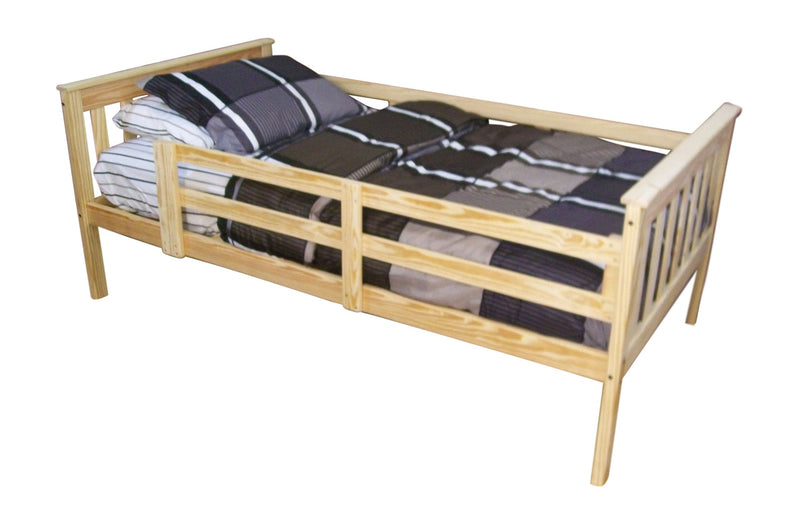 A&L Furniture Co. VersaLoft Twin Mission Bed with Safety Rails AL3120