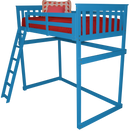 A&L Furniture Co. VersaLoft Twin Mission Loft Beds with Ladders AL3320