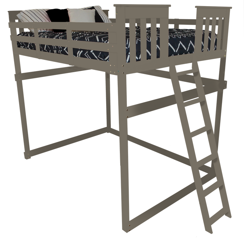 A&L Furniture Co. VersaLoft Full Mission Loft Beds with Ladders AL3330