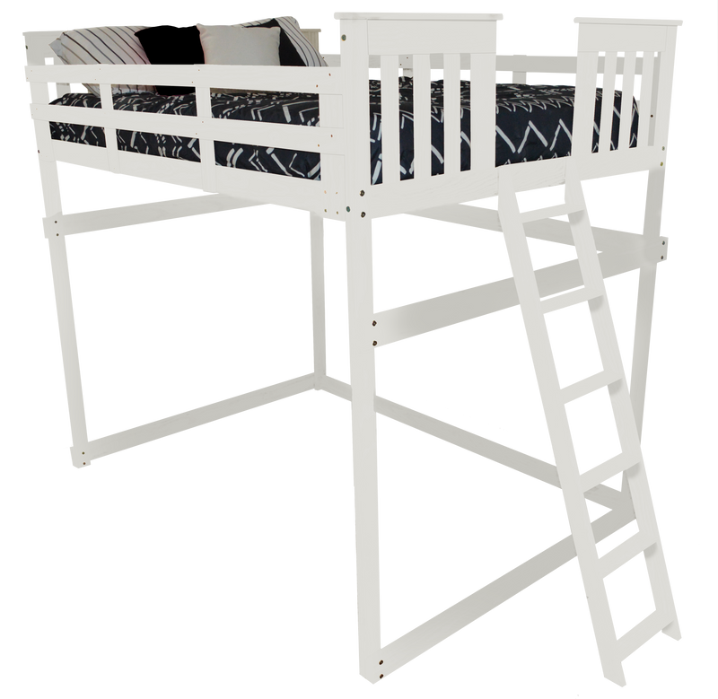 A&L Furniture Co. VersaLoft Full Mission Loft Beds with Ladders AL3330