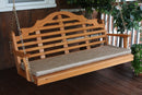 A&L Furniture Co. Amish-Made Cedar Marlboro Porch Swings AL371C