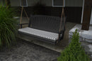 A&L Furniture Co. Amish-Made Pine Fanback Porch Swings AL382