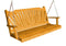 A&L Furniture Co. Amish-Made Cedar Fanback Porch Swings AL382C