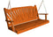 A&L Furniture Co. Amish-Made Cedar Fanback Porch Swings AL382C