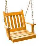 A&L Furniture Co. Amish-Made Cedar Traditional English Chair Swings AL401C