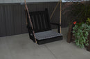 A&L Furniture Co. Amish-Made Pine Traditional English Chair Swings AL401