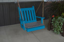 A&L Furniture Co. Amish-Made Pine Traditional English Chair Swings AL401