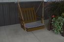 A&L Furniture Co. Amish-Made Pine Traditional English Chair Swings AL401