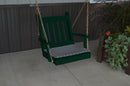 A&L Furniture Co. Amish-Made Pine Traditional English Chair Swings AL401