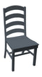 A&L Furniture Co. Amish-Made Poly Ladderback Dining Chair AL4103