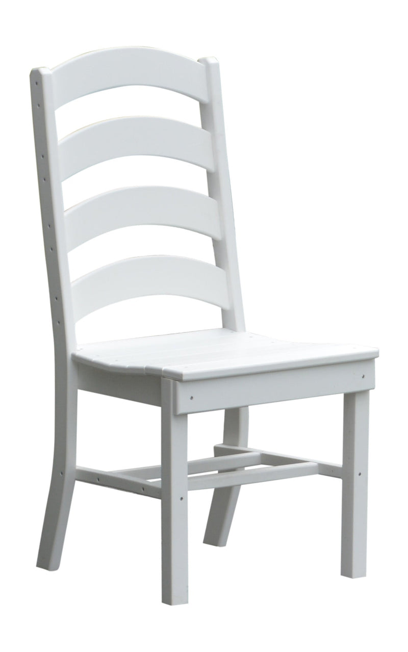 A&L Furniture Co. Amish-Made Poly Ladderback Dining Chair AL4103