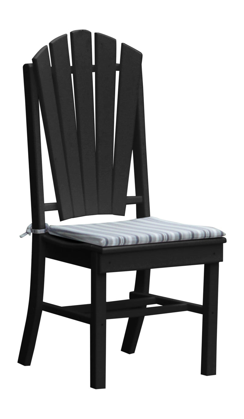 A&L Furniture Co. Amish-Made Poly Fanback Dining Chair AL4104