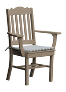 A&L Furniture Co. Amish-Made Poly Royal Dining Chair with Arms AL4112