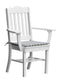 A&L Furniture Co. Amish-Made Poly Royal Dining Chair with Arms AL4112