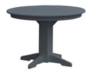 A&L Furniture Co. Round Amish-Made Poly Dining Tables AL4140